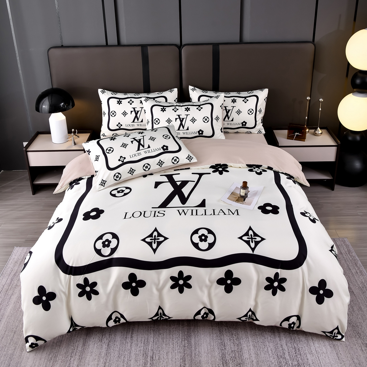 91家纺网 家纺一手货源 找家纺 （总）娜娜 2025新款水洗真丝数码印花四件套