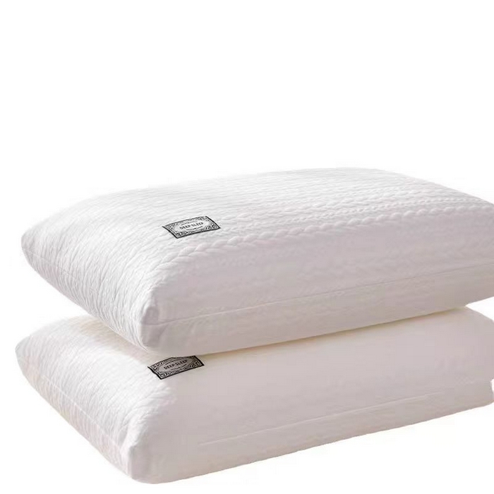 91家纺网 家纺一手货源 找家纺 （总）云熙枕业 2025新款针织羽丝透气护颈枕 枕头枕芯