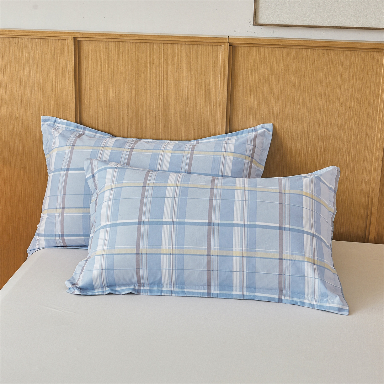 91家纺网 家纺一手货源 找家纺 西域种棉人·千百笠 2025新款A类可拆卸里外全棉100%新疆棉花被子冬被全棉单人学生宿舍加厚保暖春 简蓝格