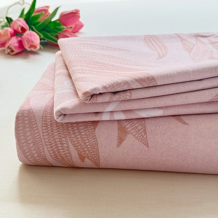 91家纺网 家纺一手货源 找家纺 家贝爱 2024新款加厚纯棉生态磨毛床单系列 纷飞