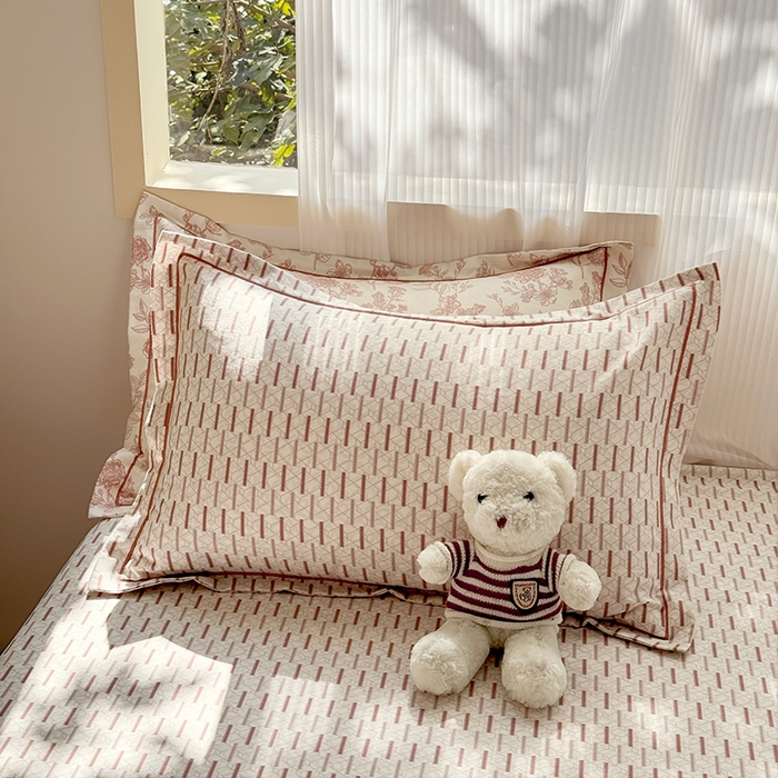 91家纺网 家纺一手货源 找家纺 家贝爱 2024新款加厚纯棉生态磨毛床单系列 芙拉