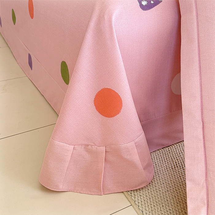 91家纺网 家纺一手货源 找家纺 家贝爱 2024新款加厚纯棉生态磨毛床单系列  泡泡菇