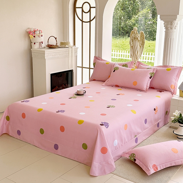 91家纺网 家纺一手货源 找家纺 家贝爱 2024新款加厚纯棉生态磨毛床单系列  泡泡菇