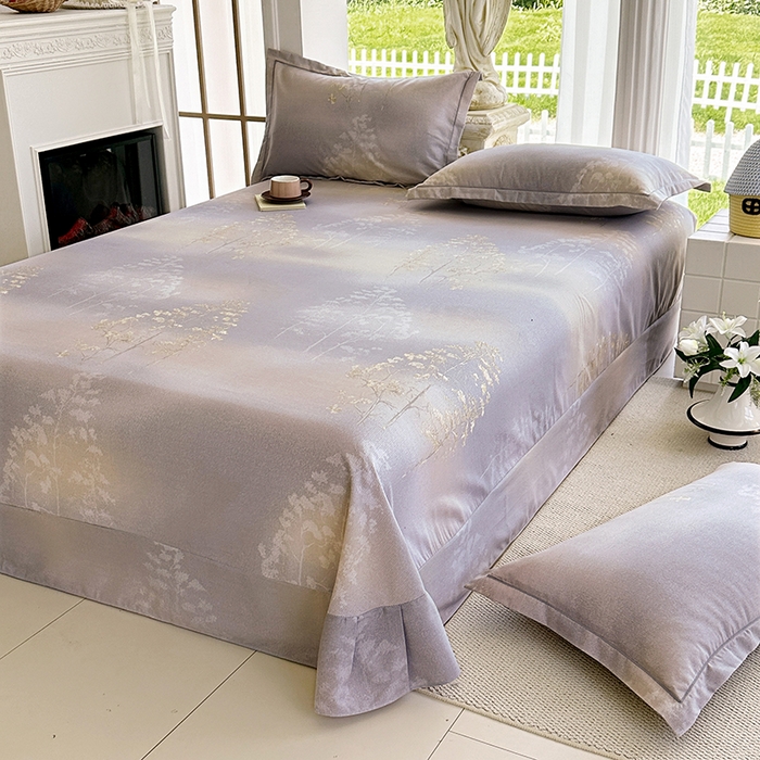 91家纺网 家纺一手货源 找家纺 家贝爱 2024新款加厚纯棉生态磨毛床单系列 富贵树