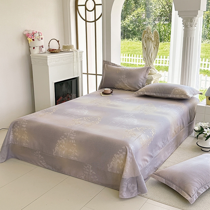 91家纺网 家纺一手货源 找家纺 家贝爱 2024新款加厚纯棉生态磨毛床单系列 富贵树