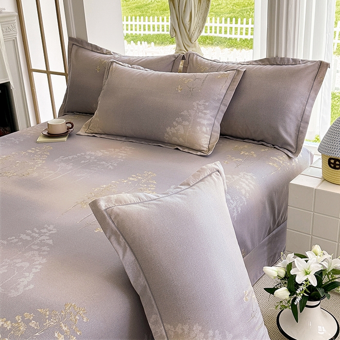 91家纺网 家纺一手货源 找家纺 家贝爱 2024新款加厚纯棉生态磨毛床单系列 富贵树