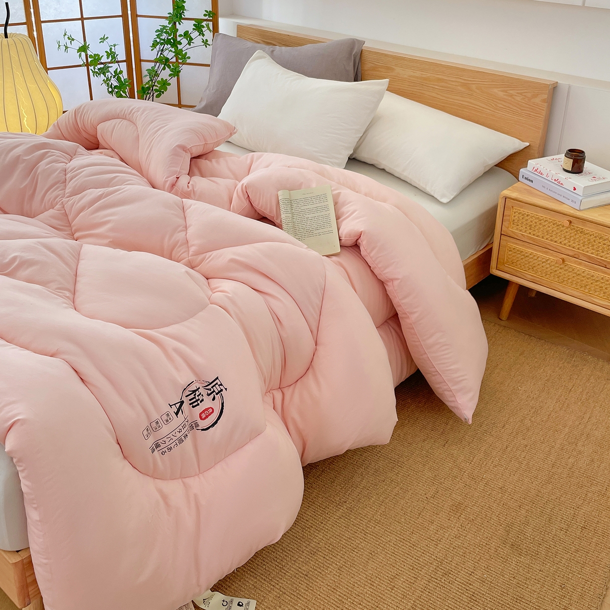 91家纺网 家纺一手货源 找家纺 （总）尊妙被业 2025新款水洗棉原棉冬被被子被芯春秋被子母被直播批发（永不断货）