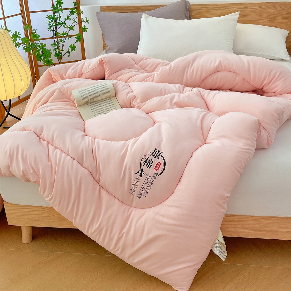 91家纺网 家纺一手货源 找家纺 （总）尊妙被业 2025新款水洗棉原棉冬被被子被芯春秋被子母被直播批发（永不断货）