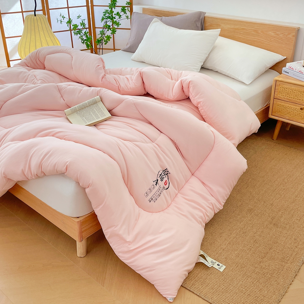 91家纺网 家纺一手货源 找家纺 （总）尊妙被业 2025新款水洗棉原棉冬被被子被芯春秋被子母被直播批发（永不断货）