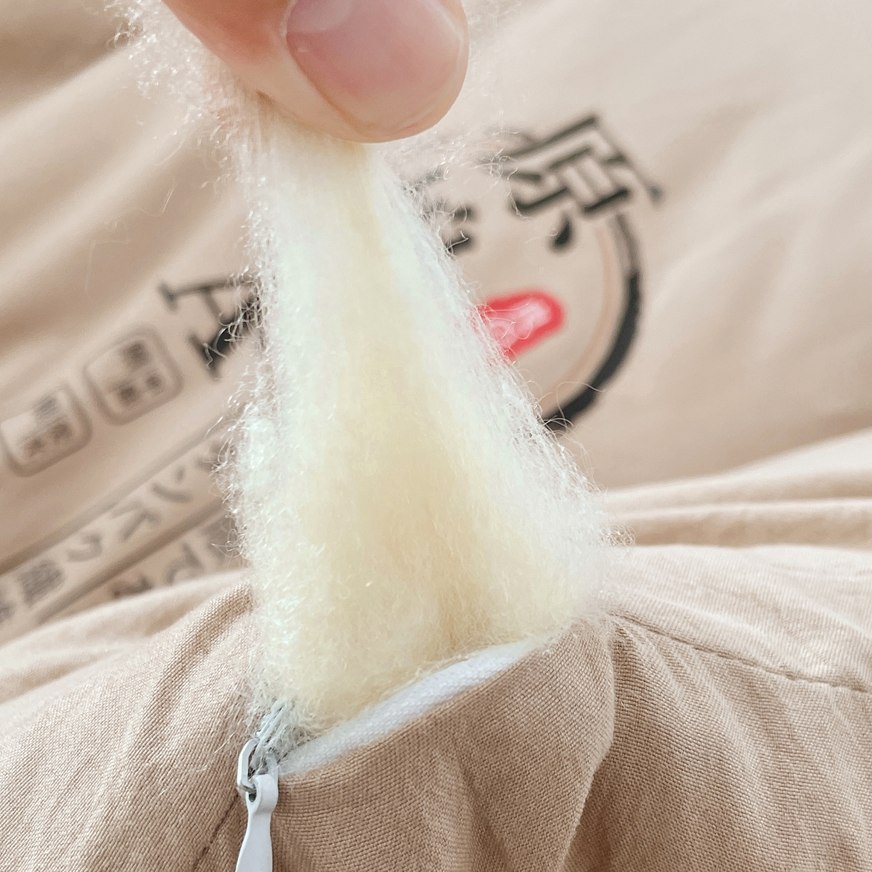 91家纺网 家纺一手货源 找家纺 尊妙被业 2025新款水洗棉原棉冬被被子被芯春秋被子母被直播批发（永不断货） 原棉-卡其