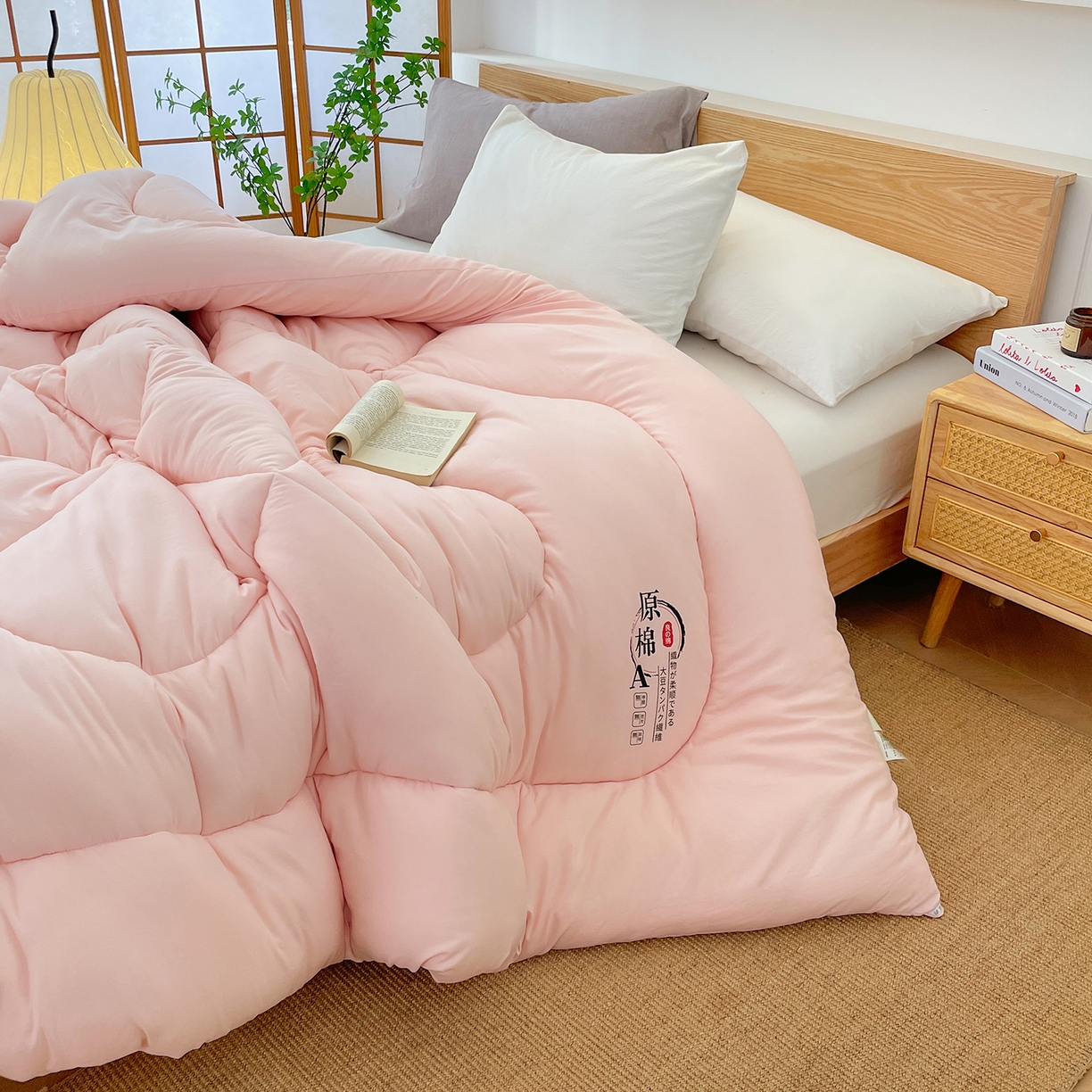 91家纺网 家纺一手货源 找家纺 （总）尊妙被业 2025新款水洗棉原棉冬被被子被芯春秋被子母被直播批发（永不断货）