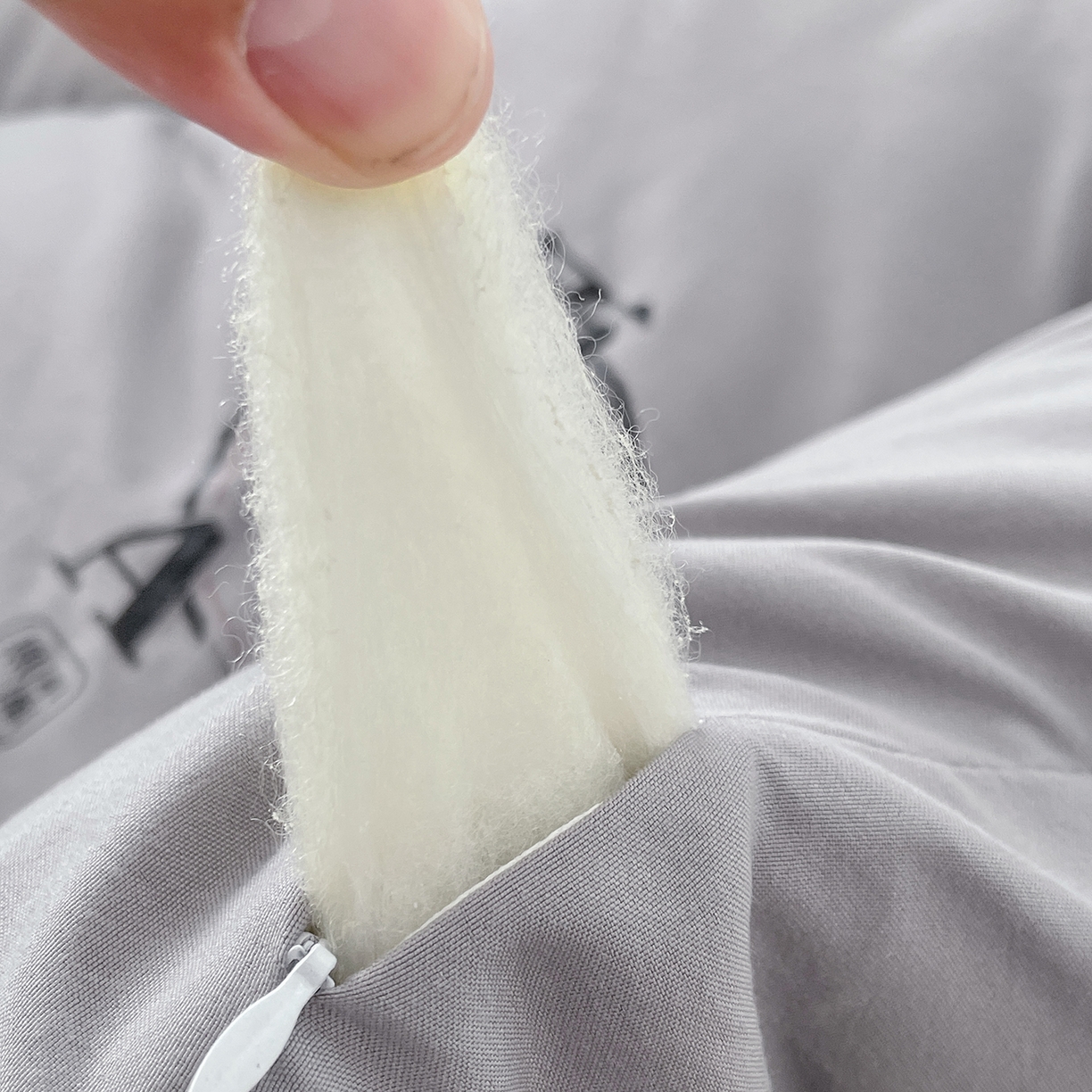 91家纺网 家纺一手货源 找家纺 尊妙被业 2025新款水洗棉原棉冬被被子被芯春秋被子母被直播批发（永不断货） 原棉-月光灰