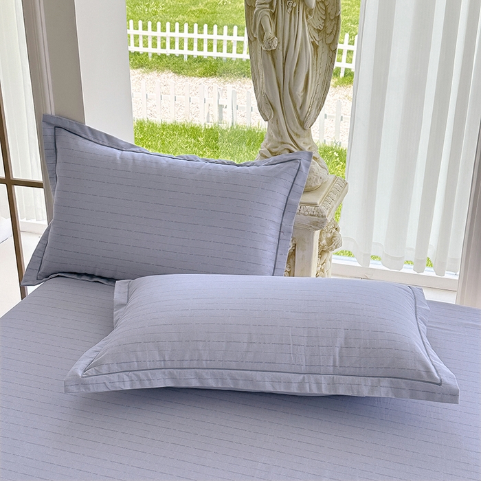 91家纺网 家纺一手货源 找家纺 家贝爱 2024新款加厚纯棉生态磨毛床单系列 浅韵灰