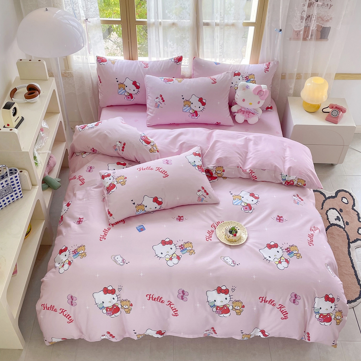 91家纺网 家纺一手货源 找家纺 （总）浩诚 2025新款三丽鸥专版花型三件套四件套