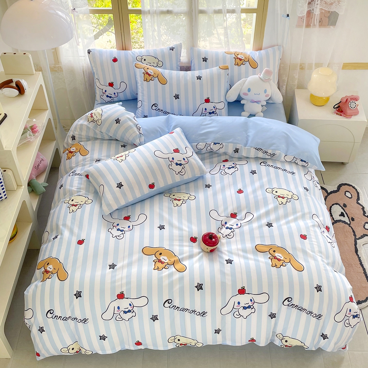 91家纺网 家纺一手货源 找家纺 （总）浩诚 2025新款三丽鸥专版花型三件套四件套