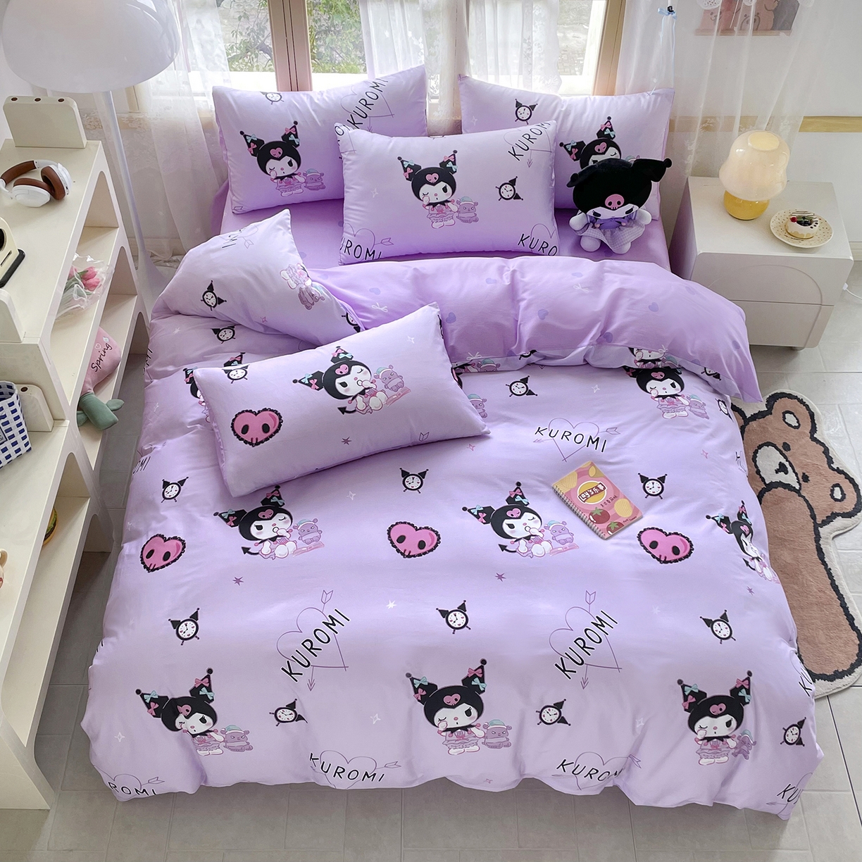 91家纺网 家纺一手货源 找家纺 （总）浩诚 2025新款三丽鸥专版花型三件套四件套