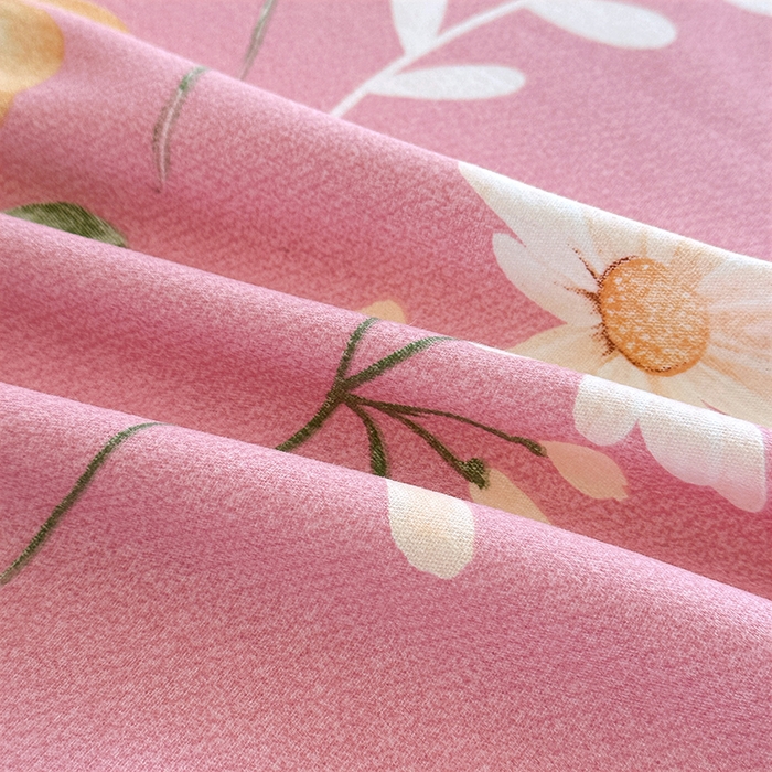 91家纺网 家纺一手货源 找家纺 家贝爱 2024新款加厚纯棉生态磨毛床单系列  洋洋花恋