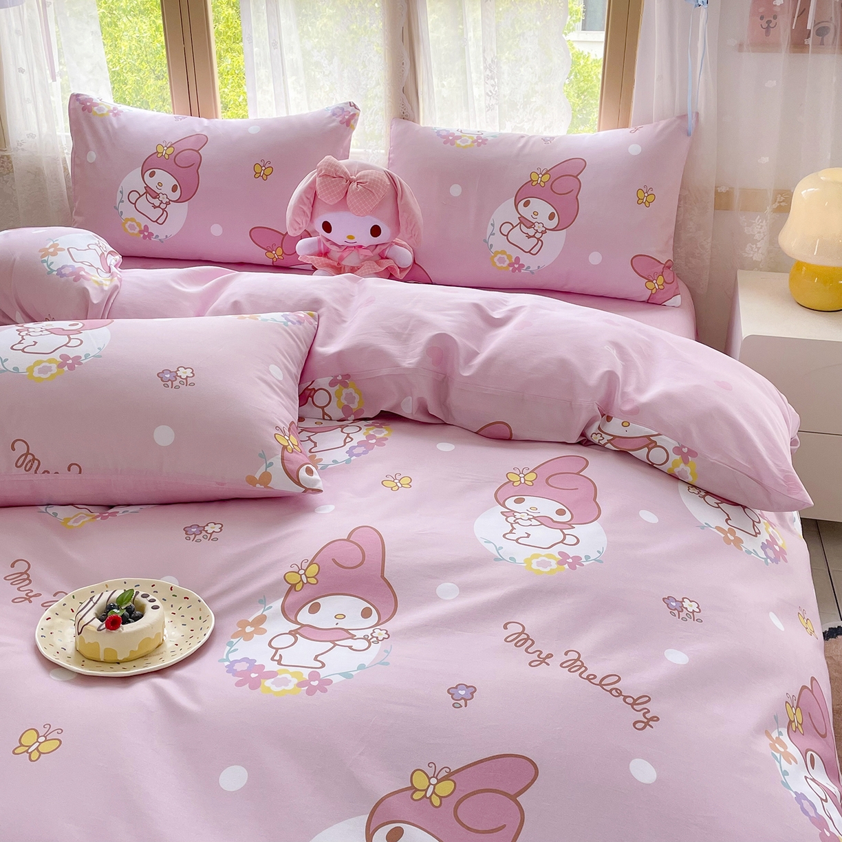 91家纺网 家纺一手货源 找家纺 （总）浩诚 2025新款三丽鸥专版花型三件套四件套