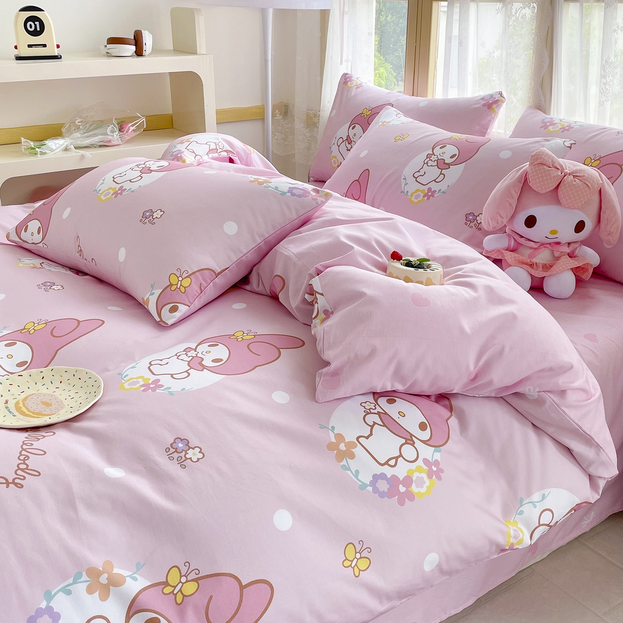 91家纺网 家纺一手货源 找家纺 （总）浩诚 2025新款三丽鸥专版花型三件套四件套