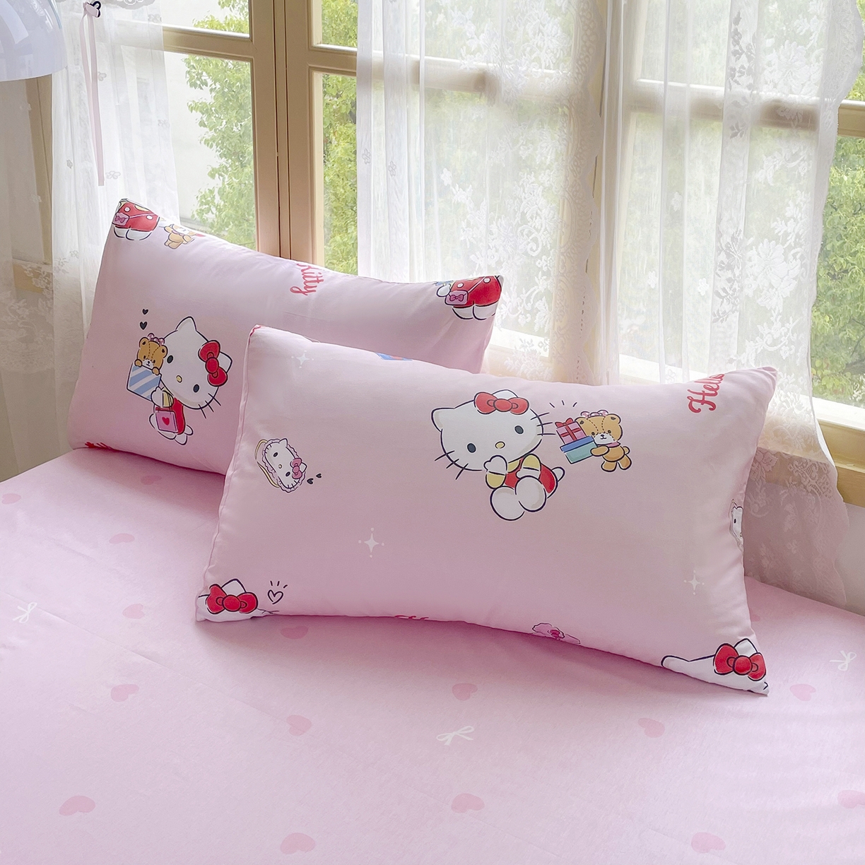 91家纺网 家纺一手货源 找家纺 浩诚 2025新款三丽鸥专版花型三件套四件套 铃风