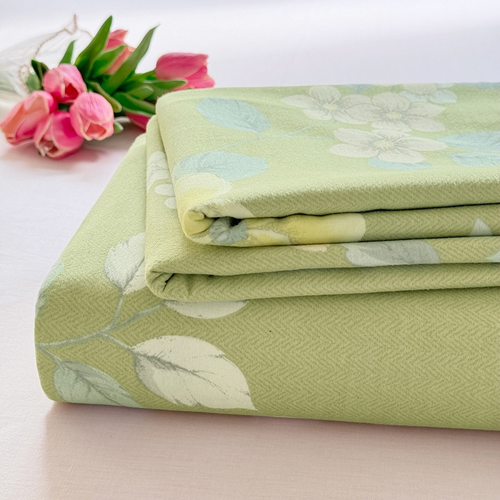 91家纺网 家纺一手货源 找家纺 家贝爱 2024新款加厚纯棉生态磨毛床单系列 雅秀