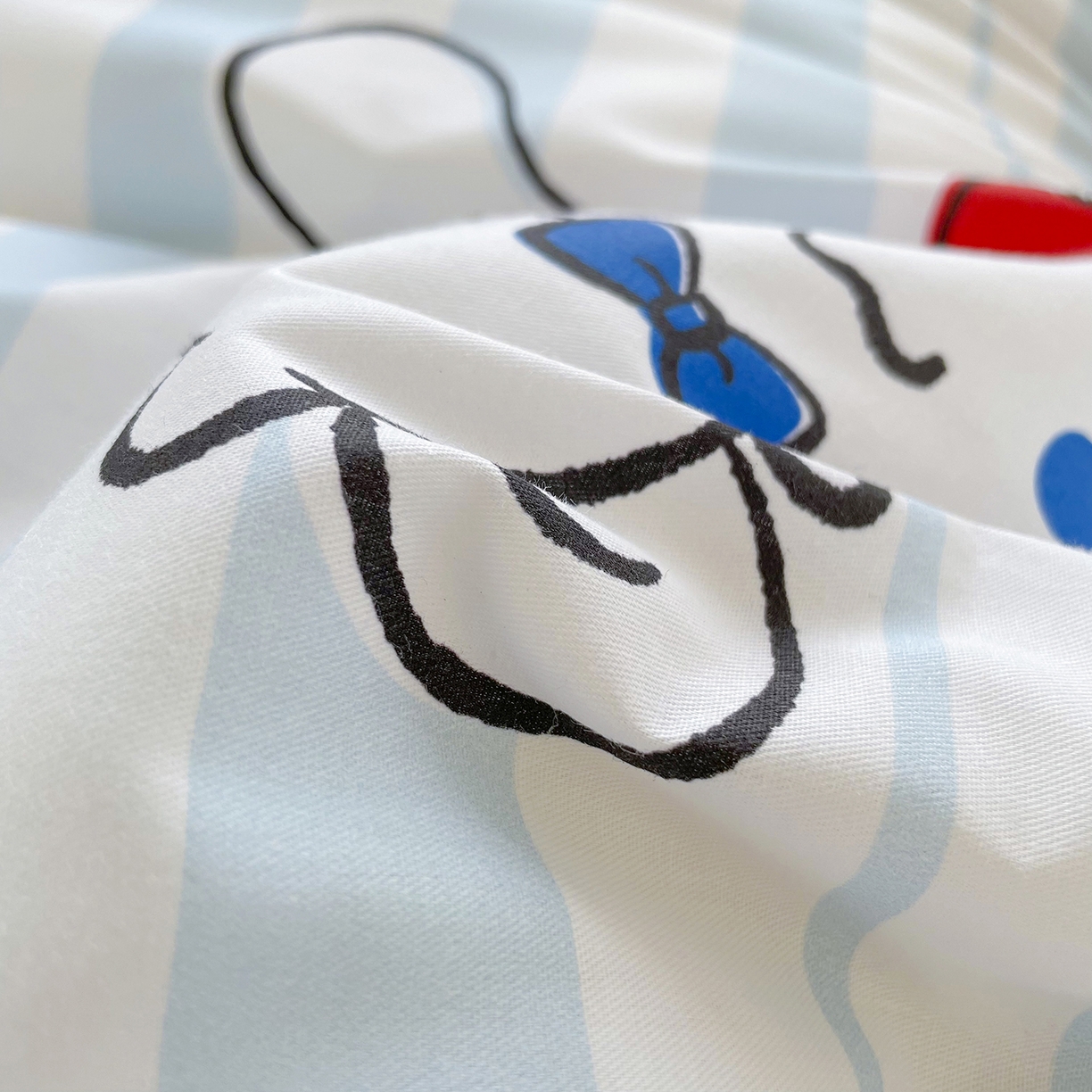 91家纺网 家纺一手货源 找家纺 浩诚 2025新款三丽鸥专版花型三件套四件套 肉桂