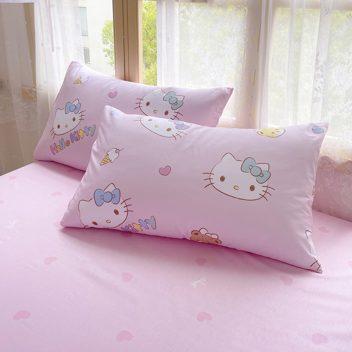 91家纺网 家纺一手货源 找家纺 浩诚 2025新款三丽鸥专版花型三件套四件套 甜梦