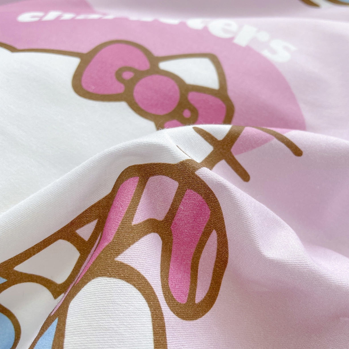 91家纺网 家纺一手货源 找家纺 浩诚 2025新款三丽鸥专版花型三件套四件套 星糖