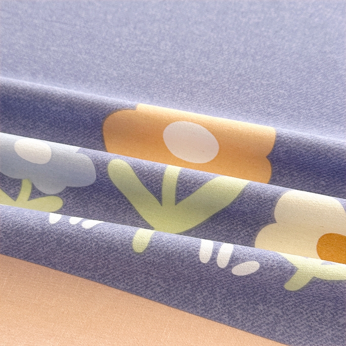 91家纺网 家纺一手货源 找家纺 家贝爱 2024新款加厚纯棉生态磨毛床单系列  三色花