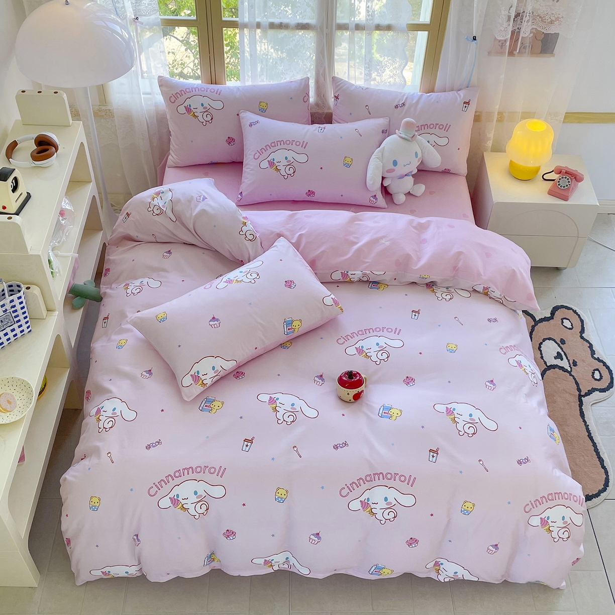 浩诚 2025新款三丽鸥专版花型三件套四件套 云朵