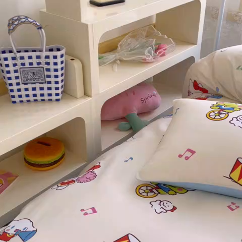 91家纺网 家纺一手货源 找家纺 浩诚 2025新款三丽鸥专版花型三件套四件套 运动会