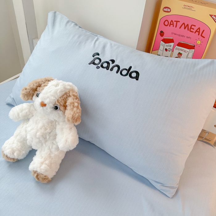 91家纺网 家纺一手货源 找家纺 （总）多乐家纺 2025新款超柔A类母婴级加厚小竺棉学生宿舍三件套上下铺三件套四件套