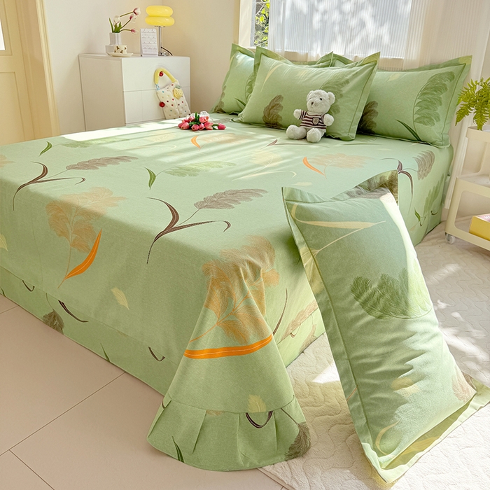 91家纺网 家纺一手货源 找家纺 （总）家贝爱 2024新款加厚纯棉生态磨毛床单系列 羽飞舞