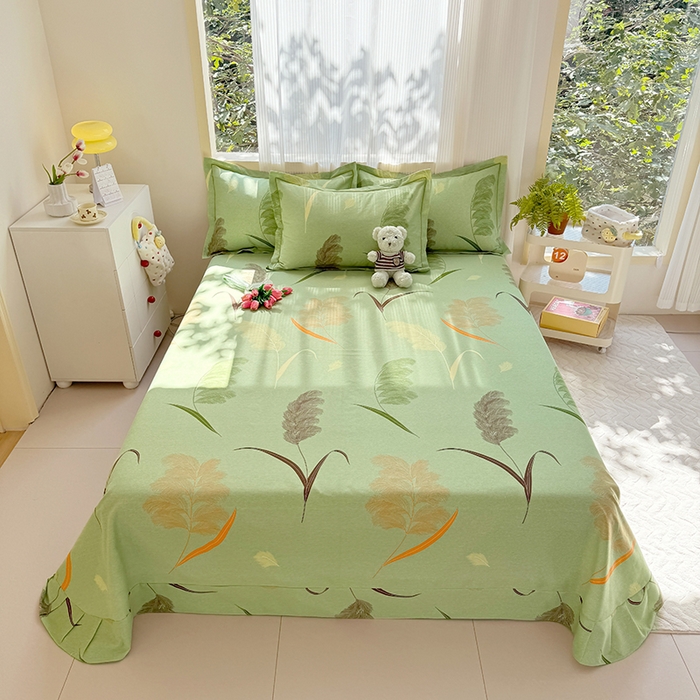 91家纺网 家纺一手货源 找家纺 （总）家贝爱 2024新款加厚纯棉生态磨毛床单系列 羽飞舞