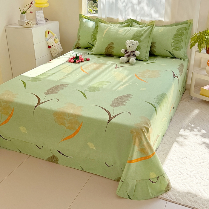 91家纺网 家纺一手货源 找家纺 （总）家贝爱 2024新款加厚纯棉生态磨毛床单系列 羽飞舞