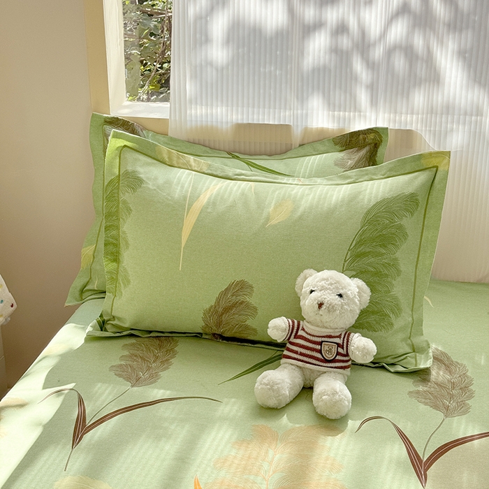 91家纺网 家纺一手货源 找家纺 （总）家贝爱 2024新款加厚纯棉生态磨毛床单系列 羽飞舞