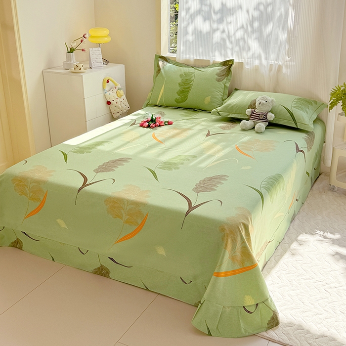 91家纺网 家纺一手货源 找家纺 （总）家贝爱 2024新款加厚纯棉生态磨毛床单系列 羽飞舞