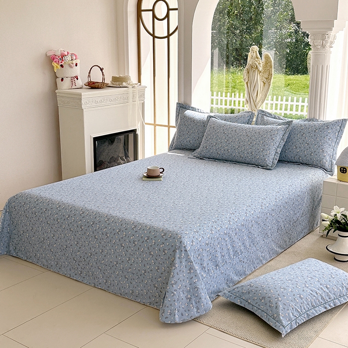 91家纺网 家纺一手货源 找家纺 家贝爱 2024新款加厚纯棉生态磨毛床单系列 伊兰