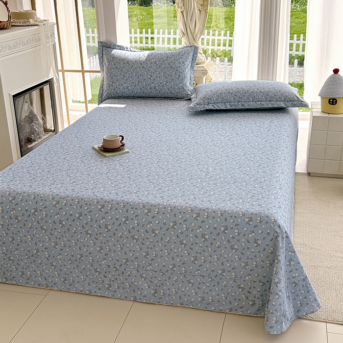 91家纺网 家纺一手货源 找家纺 家贝爱 2024新款加厚纯棉生态磨毛床单系列 伊兰