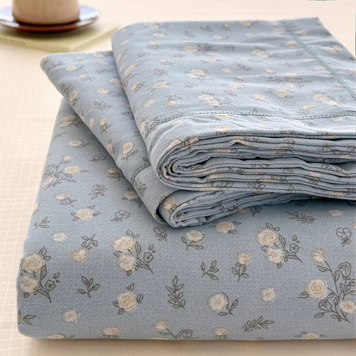 91家纺网 家纺一手货源 找家纺 家贝爱 2024新款加厚纯棉生态磨毛床单系列 伊兰