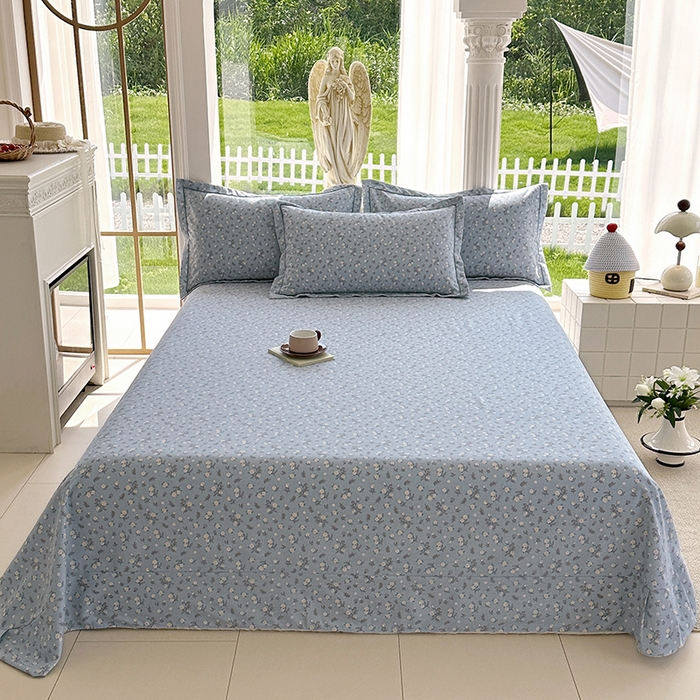 91家纺网 家纺一手货源 找家纺 家贝爱 2024新款加厚纯棉生态磨毛床单系列 伊兰