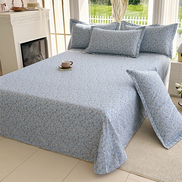 91家纺网 家纺一手货源 找家纺 家贝爱 2024新款加厚纯棉生态磨毛床单系列 伊兰