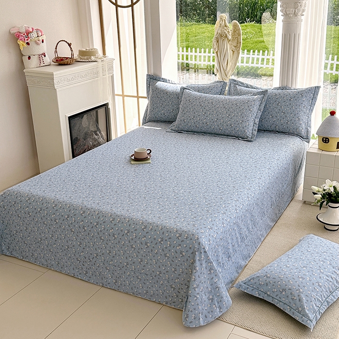 91家纺网 家纺一手货源 找家纺 家贝爱 2024新款加厚纯棉生态磨毛床单系列 伊兰