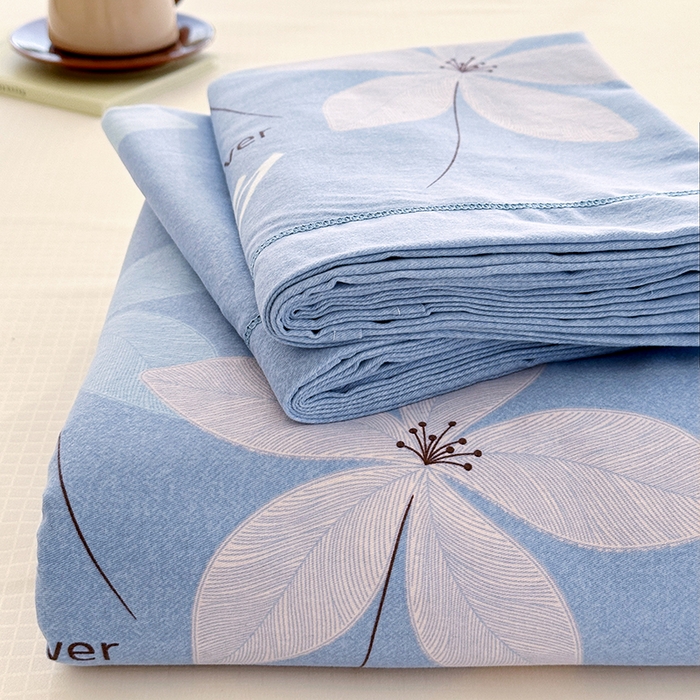 91家纺网 家纺一手货源 找家纺 家贝爱 2024新款加厚纯棉生态磨毛床单系列  一路繁华