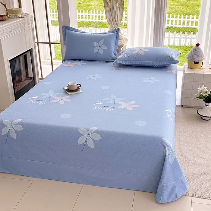 91家纺网 家纺一手货源 找家纺 家贝爱 2024新款加厚纯棉生态磨毛床单系列  一路繁华