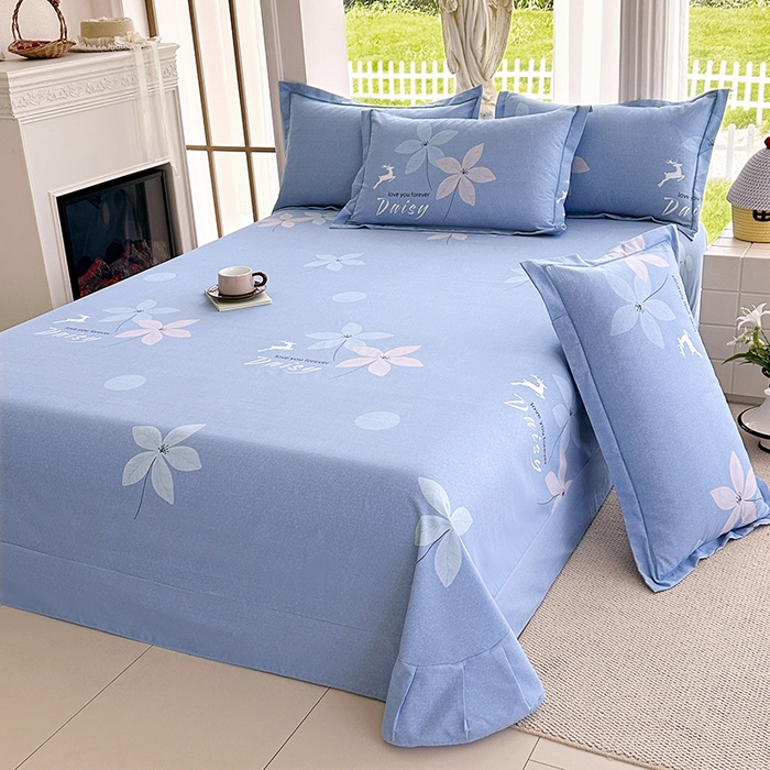 91家纺网 家纺一手货源 找家纺 家贝爱 2024新款加厚纯棉生态磨毛床单系列  一路繁华