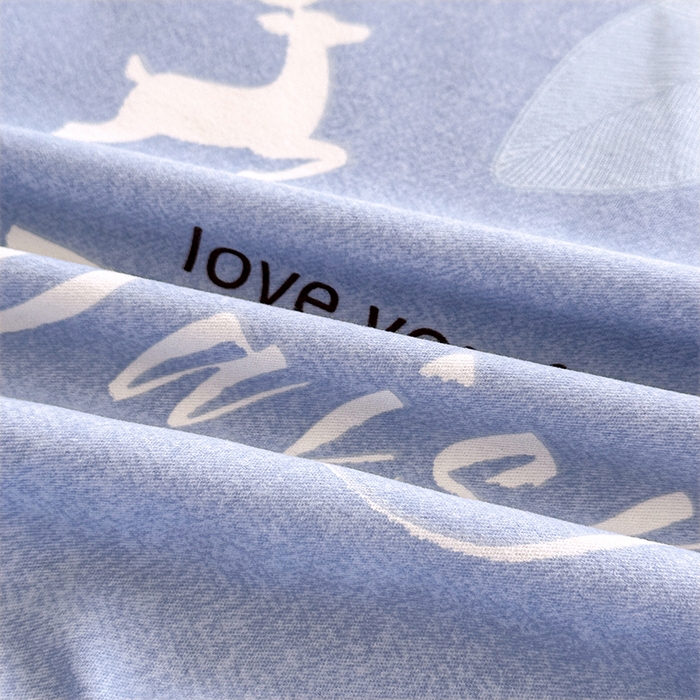 91家纺网 家纺一手货源 找家纺 家贝爱 2024新款加厚纯棉生态磨毛床单系列  一路繁华