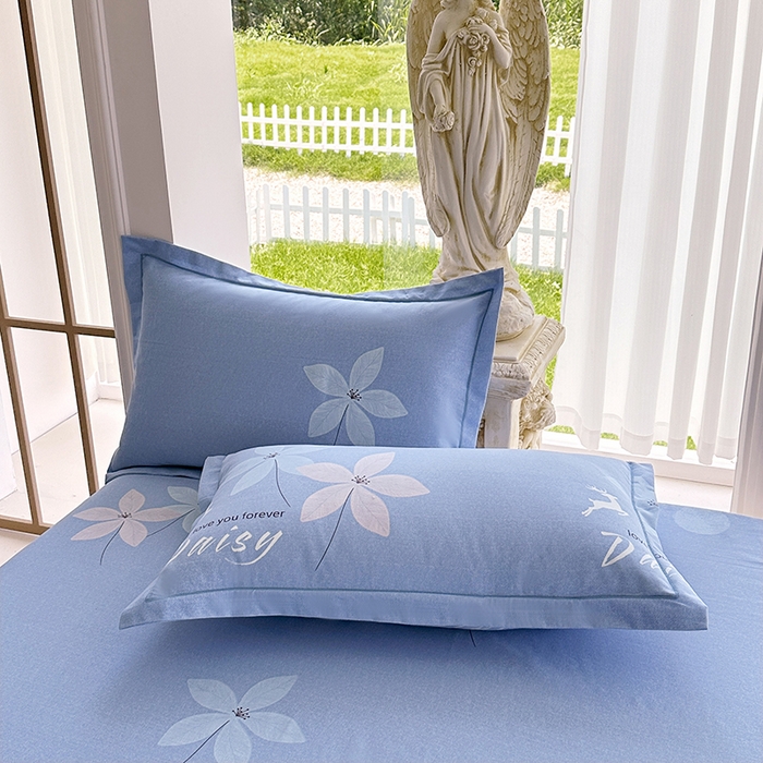 91家纺网 家纺一手货源 找家纺 家贝爱 2024新款加厚纯棉生态磨毛床单系列  一路繁华