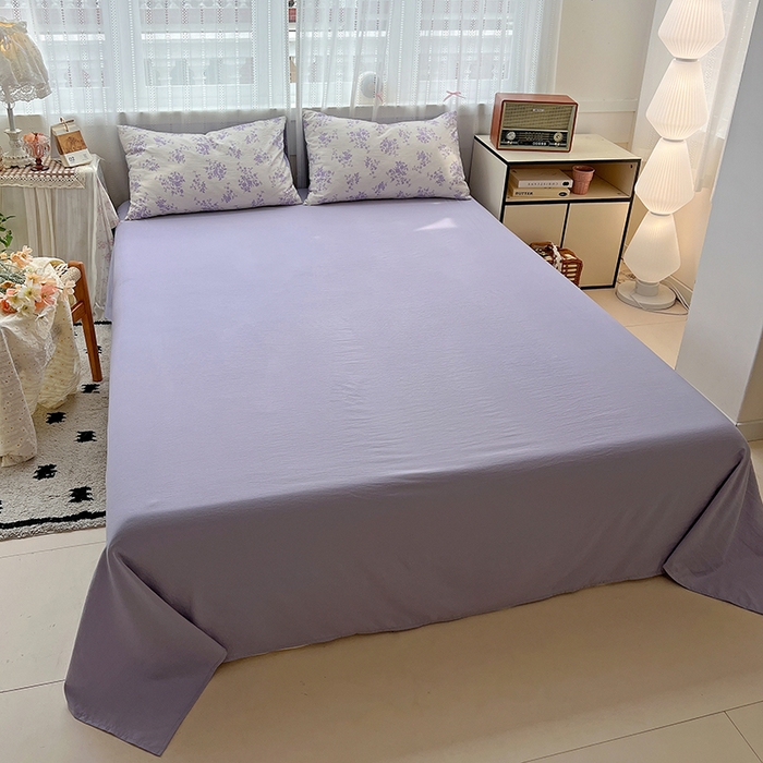 91家纺网 家纺一手货源 找家纺 名品家纺 2026新品加厚高克重亚麻原麻提花四件套（提供买家秀） 青芷