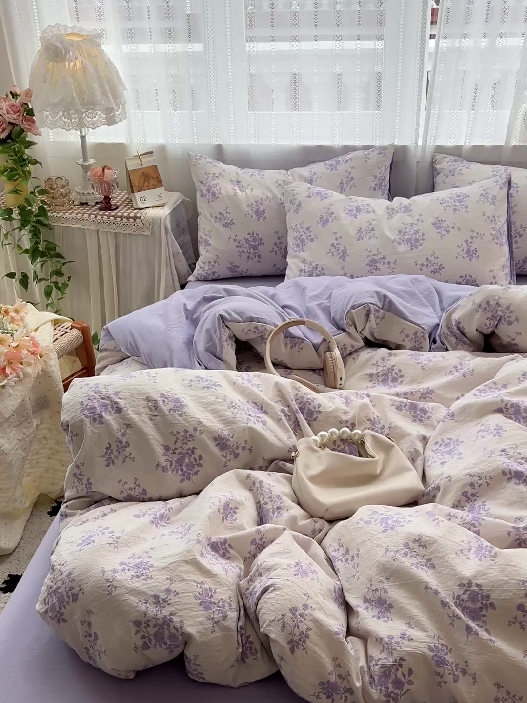 91家纺网 家纺一手货源 找家纺 （总）名品家纺 2025新品加厚高克重亚麻原麻提花四件套（提供买家秀）